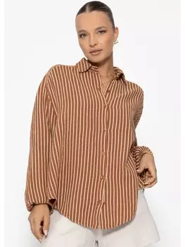Блузка SASSYCLASSY, коричневый