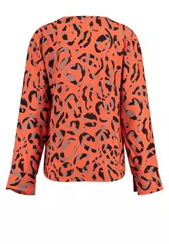 Блузка Savage New V-Neck Key Largo, оранжевая