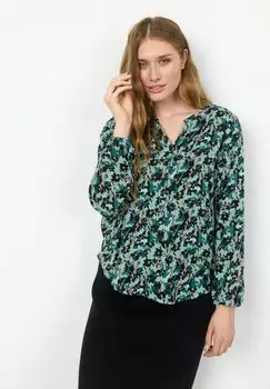Блузка SC-TALENA 2 Soyaconcept, темно-зеленый комби