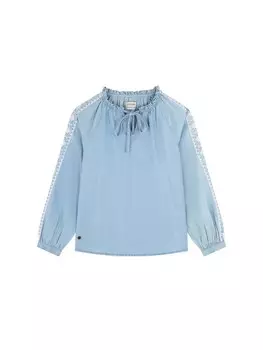 Блузка Scalpers Montpellier, синий деним