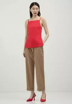 Блузка Schiena Scoperta Calliope, красная