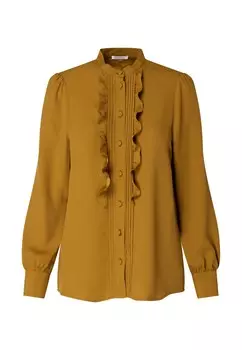 Блузка SEIDENSTICKER Schwarze Rose, оливковый