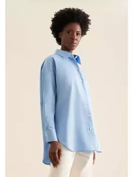 Блузка Seidensticker, средне-синий