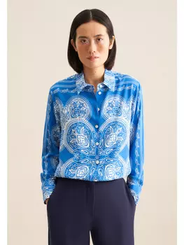 Блузка Seidensticker, средне-синий