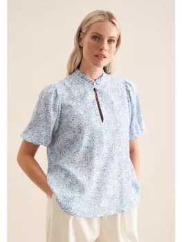 Блузка Seidensticker, средне-синий