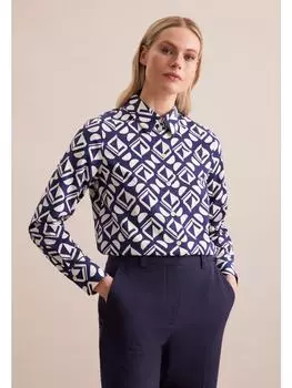 Блузка Seidensticker, средне-синий