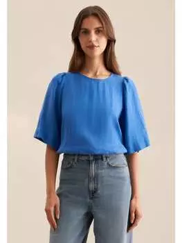 Блузка Seidensticker, средне-синий