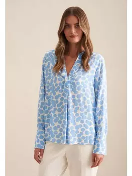 Блузка Seidensticker, средне-синий