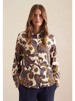 Блузка Seidensticker, средне-синий