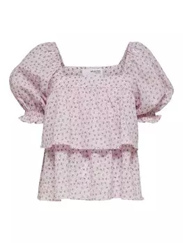 Блузка Selected, сирень