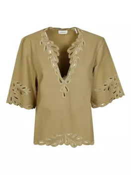 Блузка Шана MARANT TOILE, зеленый