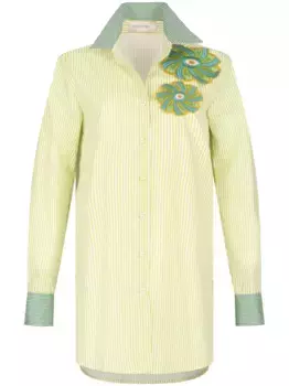 Блузка Shao Silvia Tcherassi, зеленый