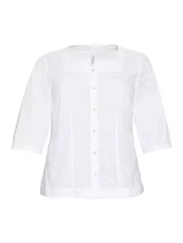 Блузка Sheego, белый