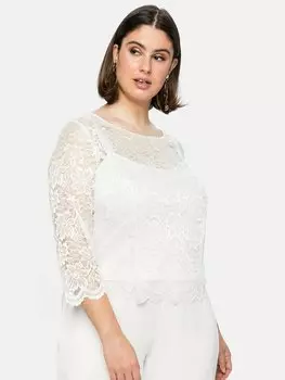 Блузка Sheego, цвет offwhite