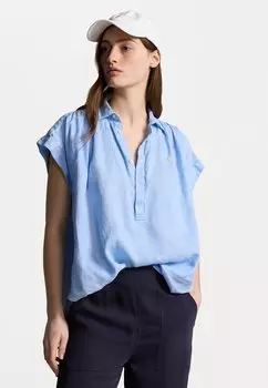 Блузка SHORT SLEEVE BUTTON FRONT Polo Ralph Lauren, цвет austin blue