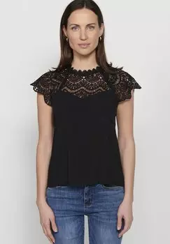Блузка SHORT-SLEEVED Koroshi, цвет black