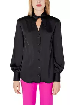 Блузка Silence свободного кроя, черный