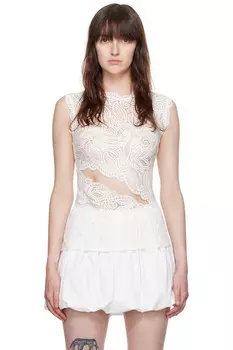 Блузка Silva Beaufille, белый