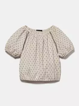 Блузка Sisley, бежевый