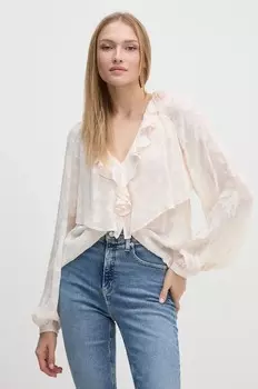 Блузка Sisley, бежевый