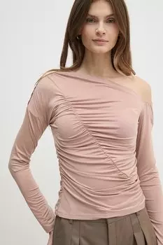 Блузка Sisley, коричневый