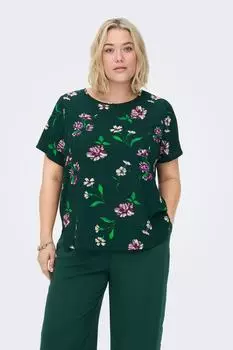 Блузка Скарабей Only Carmakoma, бордовый