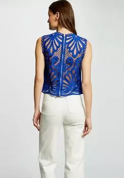 Блузка Sleeveless Morgan, синий