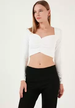 Блузка Slim Fit LELA, белая