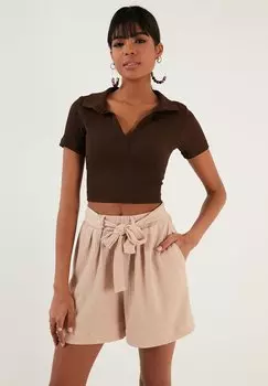 Блузка SLIM FIT LELA, цвет brown