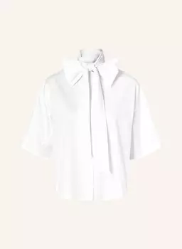Блузка со съемным бантом Selected, белый