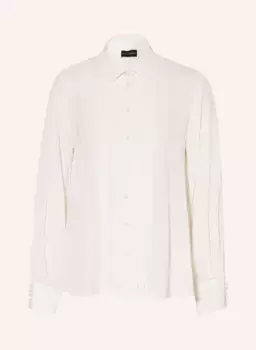 Блузка со съемным галстуком Emporio Armani, белый