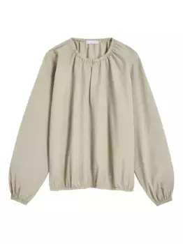 Блузка со сборками Proenza Schouler White Label, зеленый