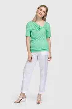 Блузка со складками Helmidge, зеленый