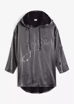 Блузка со стразами Bodyflirt, черный