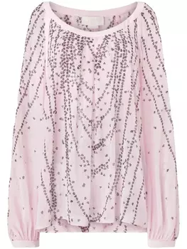 Блузка со стразами Genny, розовый