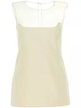 Блузка со вставками KHAITE, серый