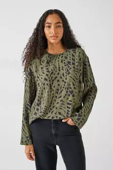 Блузка Sofia с драпировкой Hush, зеленый