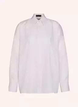 Блузка современного кроя, длинные рукава, рубашечный воротник Van Laack, красный