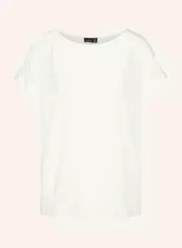 Блузка современного кроя, короткие рукава, без воротника Van Laack, бежевый