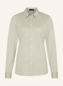 Блузка современного кроя с воротником-рубашкой van Laack, бежевый