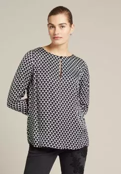Блузка Stampata Elena Mir, черный