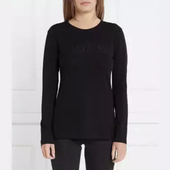 Блузка стандартного кроя Armani Exchange, черный