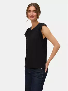 Блузка стандартного кроя Bella 10325248 Vero Moda, черный