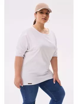 Блузка стандартного кроя Blue Shadow, экрю