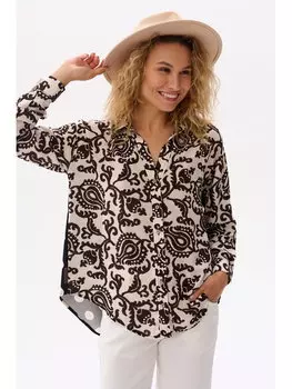 Блузка стандартного кроя Blue Shadow, черный