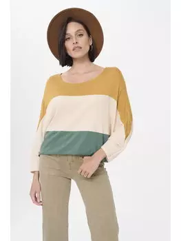 Блузка стандартного кроя Blue Shadow, мультиколор