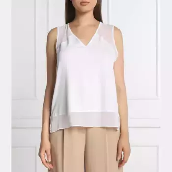 Блузка стандартного кроя Dkny, белый