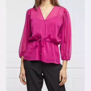 Блузка стандартного кроя Dkny, фуксия