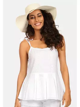 Блузка стандартного кроя Feba, белый