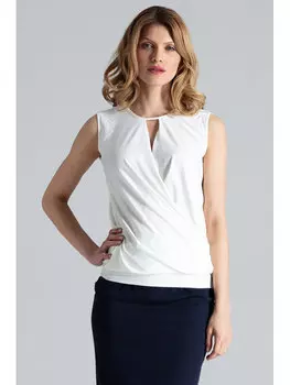 Блузка стандартного кроя Figlfigl, экрю